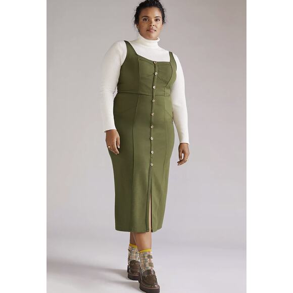 2 for $120 NWT Anthropologie Maeve Midi Dress - Plus Size 22 - Picture 1 of 3